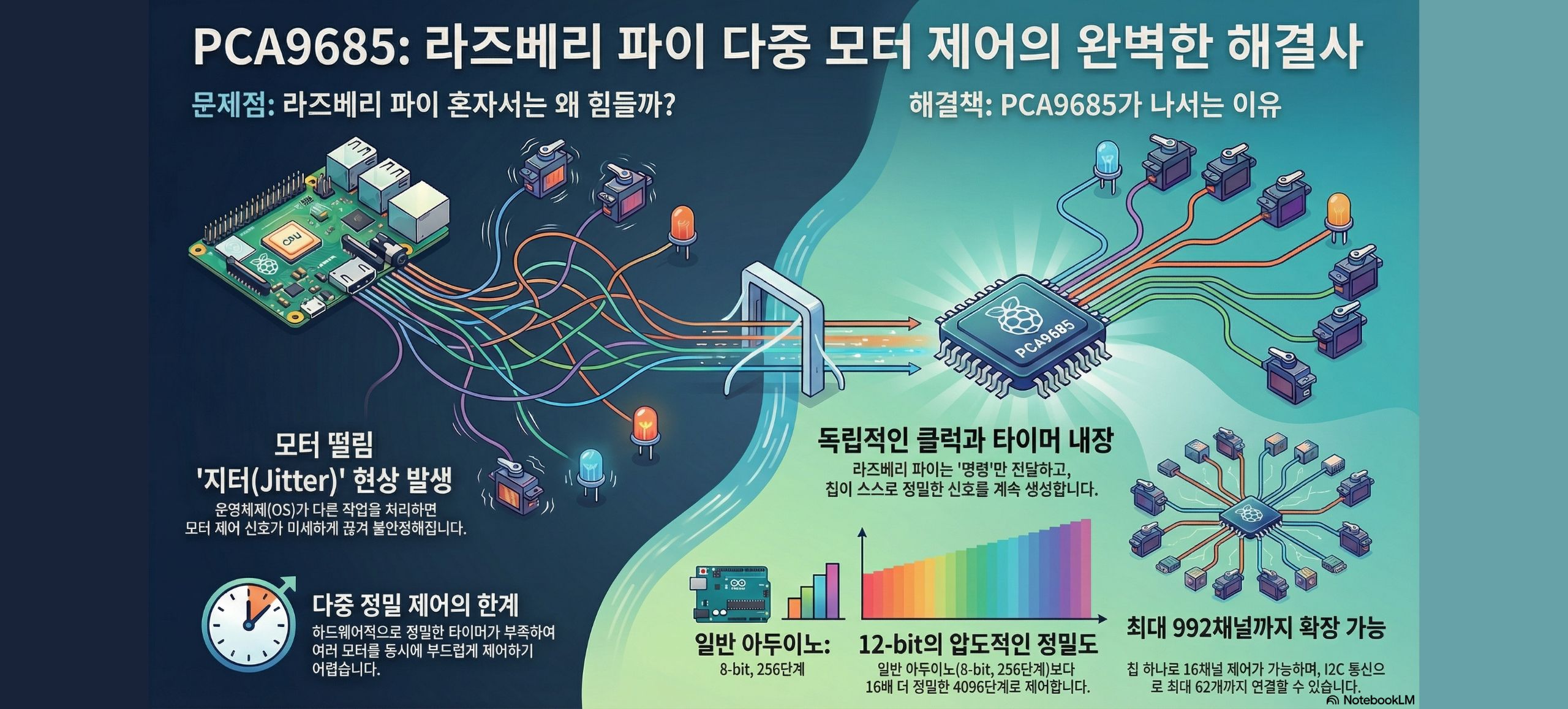 라즈베리파이에서  정확하게 서보 모터를 돌리려면?